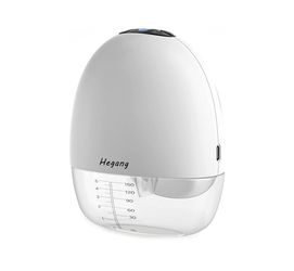 Wearable Breast Pump, Hegang Hands Free Breast Pump with 4 Modes & 9 Levels, LED Display, Leak-Proof, Low Noise Painless Electric Portable Breast Pump