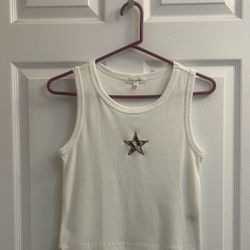 Brand New White Rib Tank Size XL Juniors 