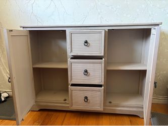 Storage Cabinet with Drawers and Doors