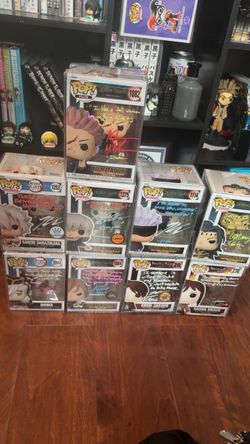 Signed Anime Funko Pop Collection Lot