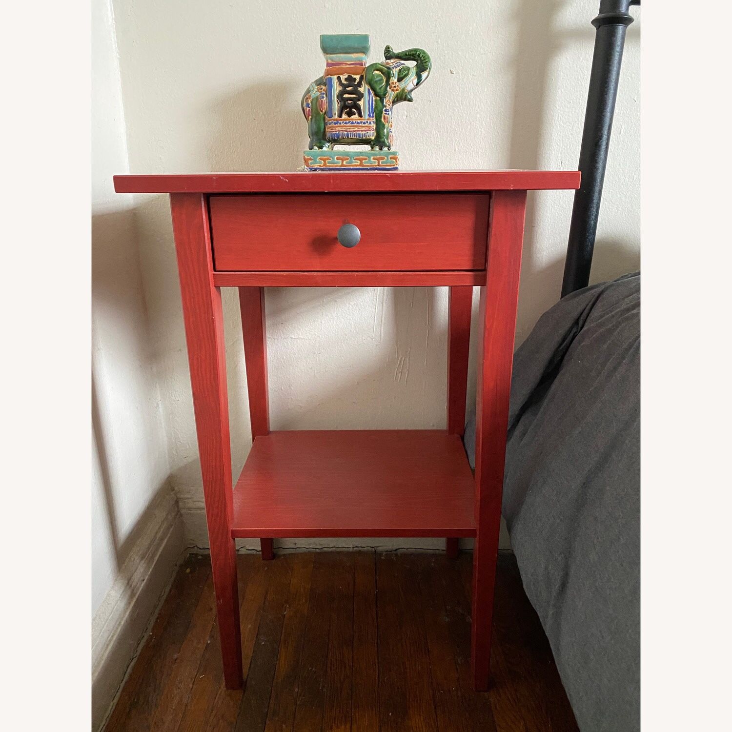 Ikea Hemnes Nightstand (Red)