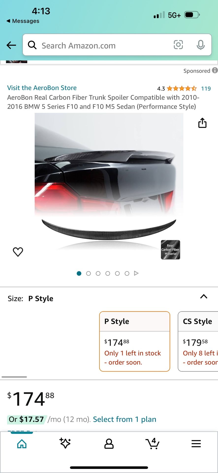 2010-2016 P Style Wing