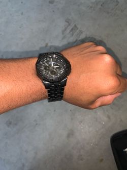 Bulova Men's Crystal Octava Chronograph Quartz Watch, Pave Crystal Dial