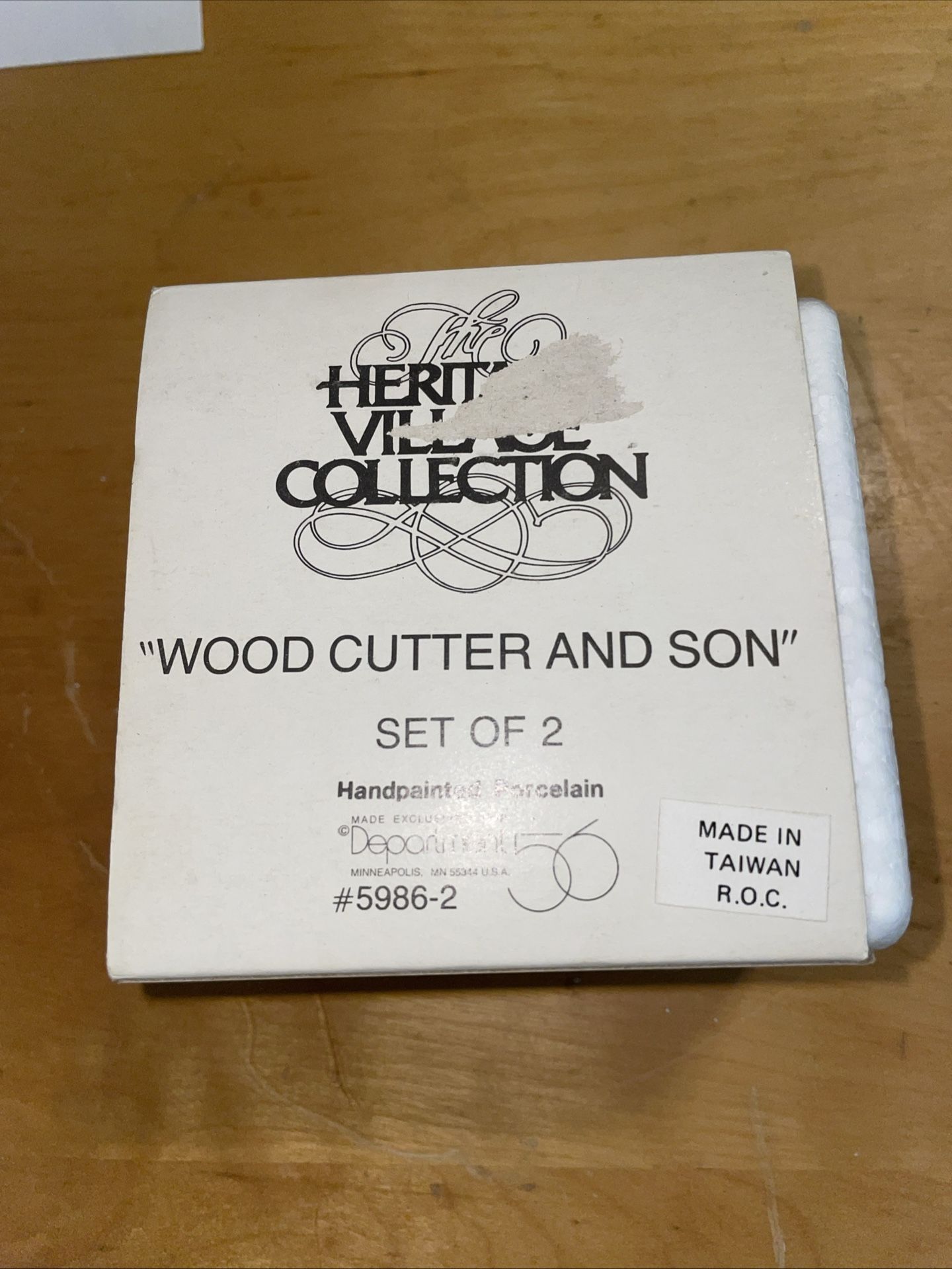 Department 56 Heritage Village Collection Wood Cutter & Son #59862