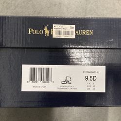 POLO Ralph Lauren CONQUEST HI II Weatherproof Hiking Boots TAN Briarwood Leather 9.5D Men’s - Only Worn Once!
