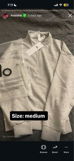 Alo quarter zip