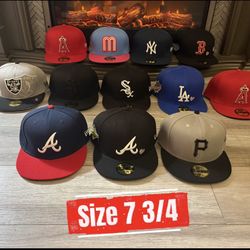 MLB & NFL Hats 7 3/4