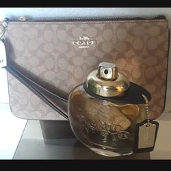 Coach Perfume and Wristlet ( Authentic)