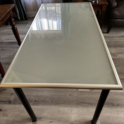 Glass Top Table (dinning /office.)