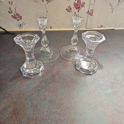 Crystal Candle Stick Holders