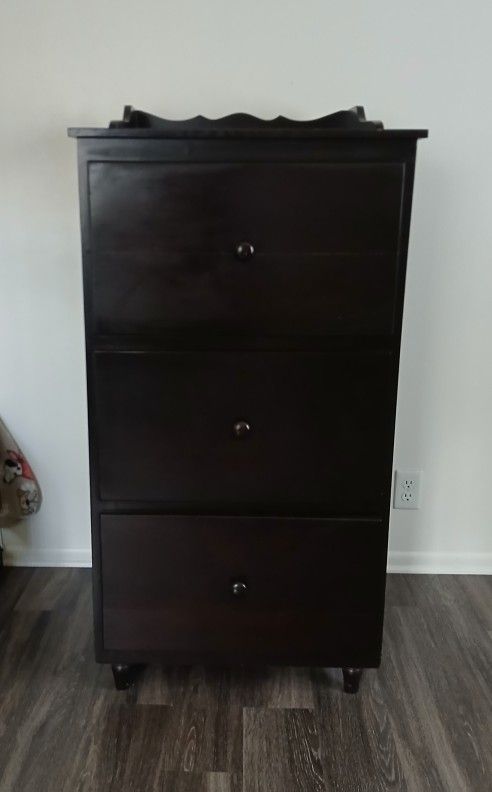 3 Drawer Wood