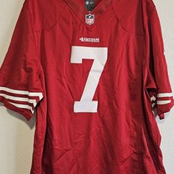 Colin Kaepernick #7 San Francisco 49ers NFL Red Home Game Jersey Men's XXL