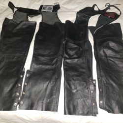 Women's Motorcycle Leather Chaps