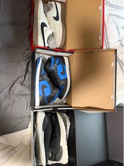 Three size ten shoes Jordan’s