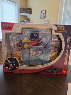 Pokémon TCG Greninja ex Box 30th Celebration
