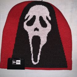 Supreme New Era Ghostface Beanie Red