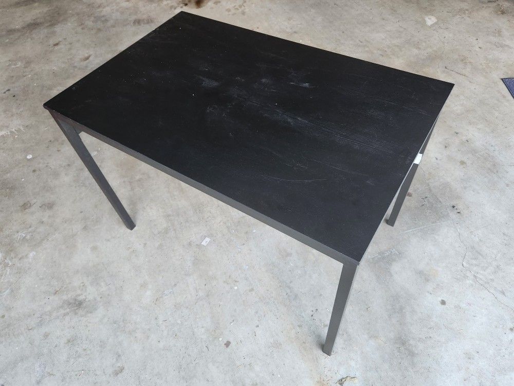 Black 4x3x30"high Table