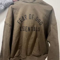 Essentials fear of god (forest green) brand new