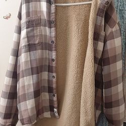 Wrangler Flannel Jacket Wool Large