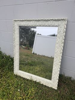 White Frame Mirror