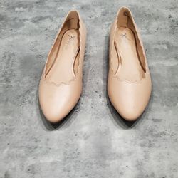 Xappeal Nude Flats-- Never Worn