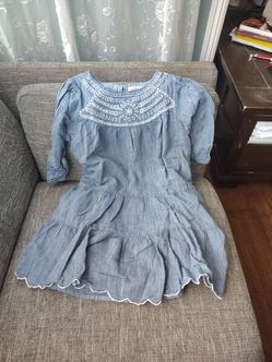 7/8 girl  cat&jack blue dress
