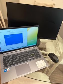 Asus Vivobook Laptop/Monitor/Mouse set