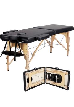 Portable massage folding table