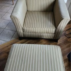 Chair & Ottoman $90 BO