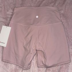 pink lululemon shorts 