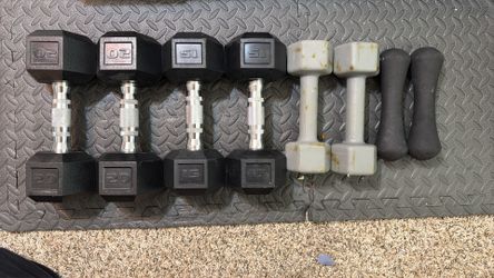 CAP Rubber Dumbbells