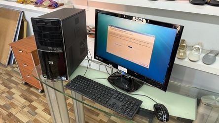 Computer keyboard mouse and the pc