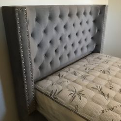 Queen Size Bed Frame With Mattress
