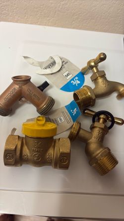 Brass Hose Bibb’s & Brass Gas Valves