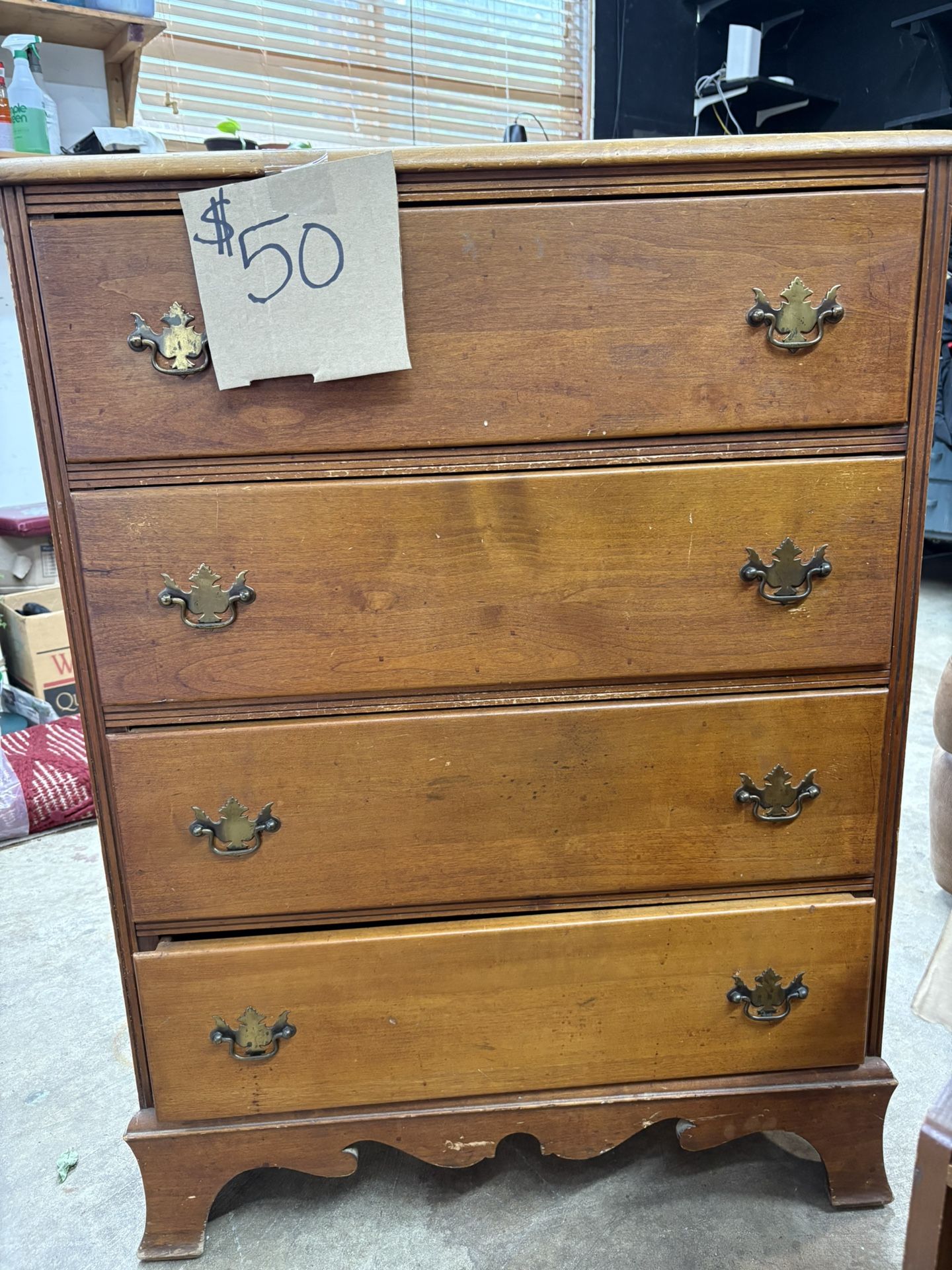 Antique 1800s Wood Dresser $50(FINN HILL)