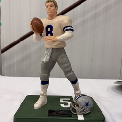 Vintage 1996 Best Card Co. Talking Football Figures - Troy Aikman & Dan Marino - NFL