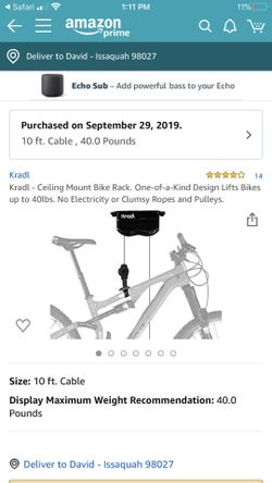 Bike storage system- bike rack - new in box