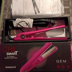 CHI Smart 3/4travel Hairstyling iron Rhodolite GEMZ. Titanium 