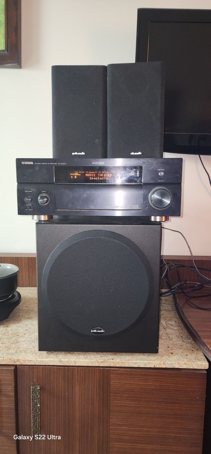 Complete Yamaha Polk Audio system