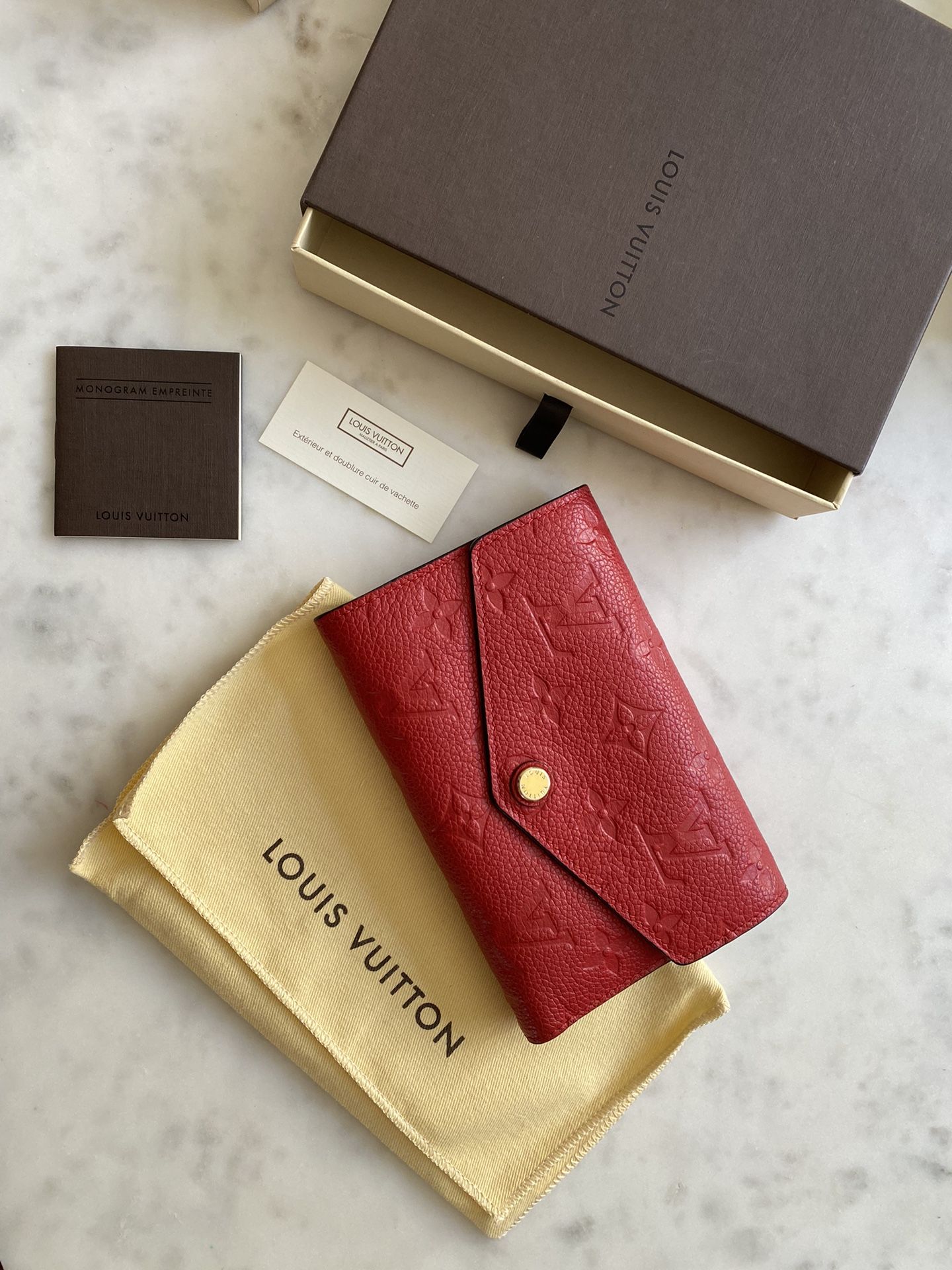 LOUIS VUITTON  Empreinte Compact Curieuse Wallet 