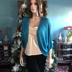 TURQUOISE SWEATER TOP EASTER FALL CHRISTMAS NEW YEARS BIRTHDAY VALENTINES MOTHERS DAY SPRING SUMMER WEEKEND VACATION 