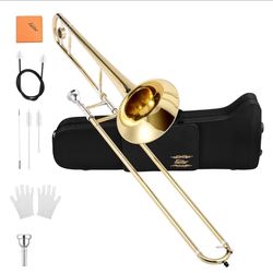 Eastar ETB-330 Bb Tenor Slide Trombone B Flat Brass Set For Student School