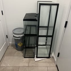 Several aquariums for sale