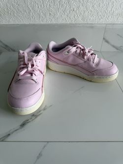 Size 7 M / 8.5 W - Jordan Flight Court Pink Muslin Sail (GS) - New - Damage Box