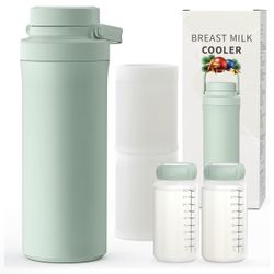 22oz Breast Milk Cooler Bottle, Breastmilk Cooler with 360° Cooling for 24 Hours