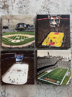 Chicago Sports Canvases - 14.5 x 14.5 in