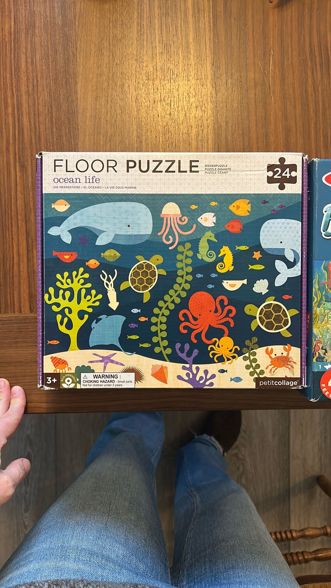 Two Floor Puzzles: Ocean Themed