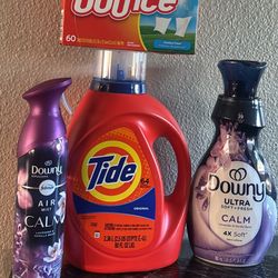 Tide 80oz  & Downy Calm Bundle 