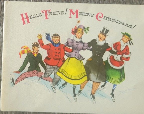 Vintage Christmas Greeting Card