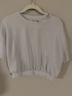 Lululemon Softstreme Gathered T-Shirt in white. 